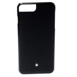 Pre Owned Montblanc Black Leather Hardphone iPhone 8 Plus Case