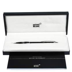 Pre Owned Montblanc StarWalker Black Resin Silver Tone Ballpoint Pen   