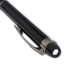 Pre Owned Montblanc StarWalker Midnight Black Resin Ruthenium Coated Ballpoint Pen