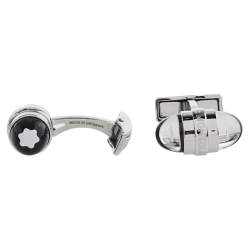 Pre Owned Montblanc Silver Tone Floating Stars Urban Walker Cufflinks