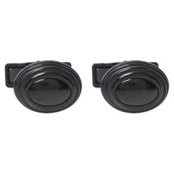 Pre Owned أزرار أكمام مون بلان يوربان سبيد بول ستانلس ستيل مطلي پي ڨي دي أسود