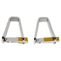 Pre Owned Montblanc Stainless Steel Sartorial Stirrup Cufflinks