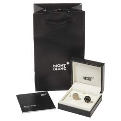 Pre Owned أزرار أكمام مون بلان ارشي مستديرة سارتوريال ستيل 