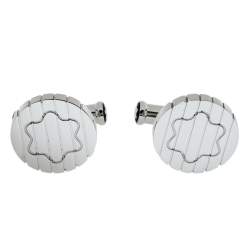 Pre Owned أزرار أكمام مون بلان ارشي مستديرة سارتوريال ستيل 