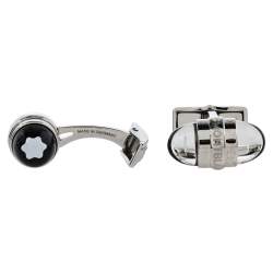 Pre Owned Montblanc Silver Tone Floating Stars Urban Walker Cufflinks