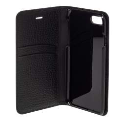 Pre Owned Montblanc Black Leather Sartorial iPhone 8 Flip Case
