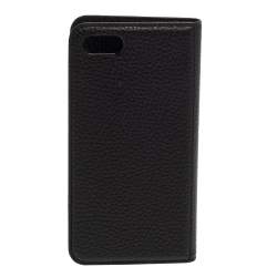 Pre Owned Montblanc Black Leather Sartorial iPhone 8 Flip Case