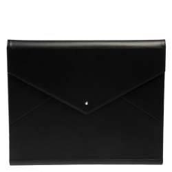 Montblanc Black Leather Augmented Paper+A4 Set