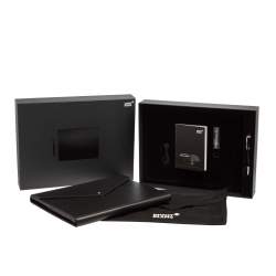 Montblanc Black Leather Augmented Paper+A4 Set