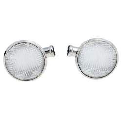 مملوكة مسبقًا أزرار أكمام مون بلان زجاج منقوش ستانلس ستيل يوربان سبيريت