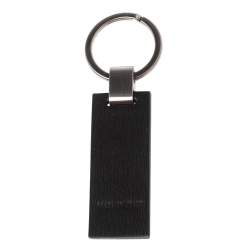 مملوكة مسبقًا Montblanc Black Leather Westside Key Fob