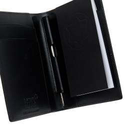 مملوكة مسبقًا مفكرة مون بلان مايستر ستاك جلد أسود