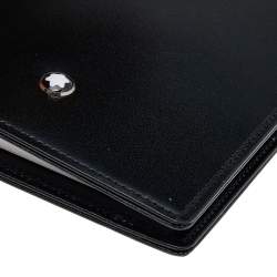 مملوكة مسبقًا مفكرة مون بلان مايستر ستاك جلد أسود