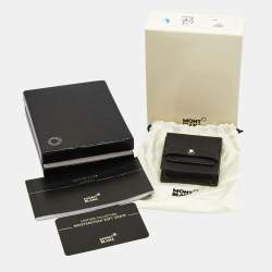Montblanc Black Leather Meisterstuck Cufflinks Case