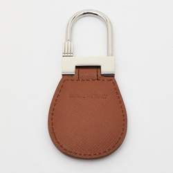 Pre Owned Montblanc Brown Leather Meisterstuck Key Fob 