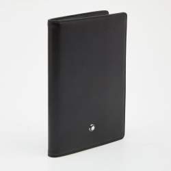 Montblanc Black Leather Meisterstück Passport Holder