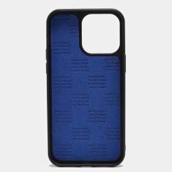 Montblanc Black Sartorial Leather iPhone 14 Pro Case
