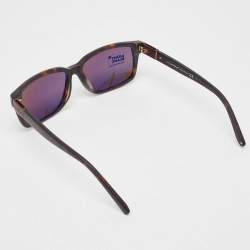 Montblanc Brown Tortoise MB405S Rectangular Sunglasses