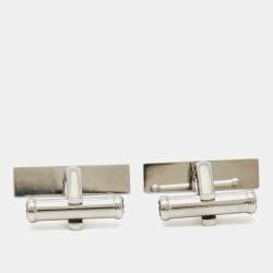 Montblanc Enamel Stainless Steel Cufflinks