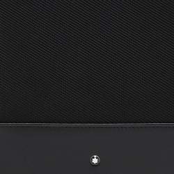 Montblanc Black Nylon and Leather Nightflight Tie Case
