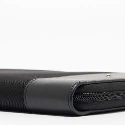 Montblanc Black Nylon and Leather Nightflight Tie Case