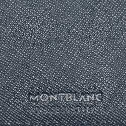 Pre Owned Montblanc Navy Blue Leather Sartorial Passport Holder