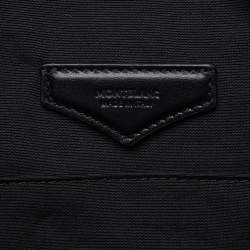 Montblanc Black Leather Meisterstuck Zip Pouch