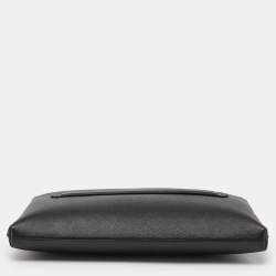 Montblanc Black Leather Meisterstuck Zip Pouch