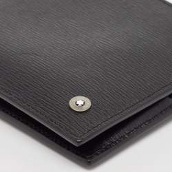 Montblanc Black Leather Westside 8CC Bifold Wallet