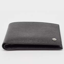 Montblanc Black Leather Westside 8CC Bifold Wallet