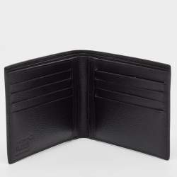 Montblanc Black Leather Westside 8CC Bifold Wallet