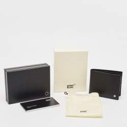 Montblanc Black Leather Westside 8CC Bifold Wallet