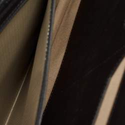 Montblanc Black Leather Urban Spirit Double Gusset Briefcase