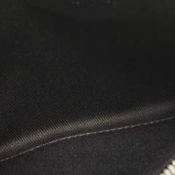 Montblanc Navy Blue Leather Zip Wristlet Pouch