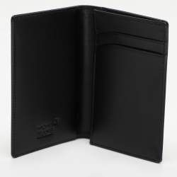 Montblanc Black Leather Meisterstuck Bifold Card Holder