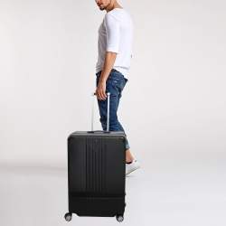 Montblanc Black Polycarbonate Large #MY4810 Hard Trolley Luggage
