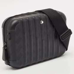 Montblanc Black Textured Leather Extreme 3.0 Travel Case