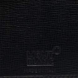 Montblanc Black Leather Meisterstuck Business Card Holder Set of 2
