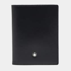 Montblanc Black Leather Meisterstuck Business Card Holder