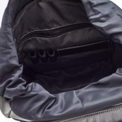 Montblanc Grey/Black Nylon and Leather Large Nightflight Backpack