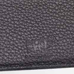 Pre Owned Montblanc Black Leather Meisterstuck 6CC Wallet with Removable Card Holder
