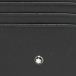 Pre Owned Montblanc Black Leather Meisterstuck Card Holder 