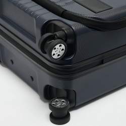 Montblanc Navy Blue Polycarbonate #MY4810 Front Pocket Cabin Trolley