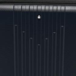 Montblanc Navy Blue Polycarbonate #MY4810 Front Pocket Cabin Trolley