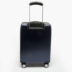 Pre Owned Montblanc Blue Polycarbonate Nightflight Suitcase