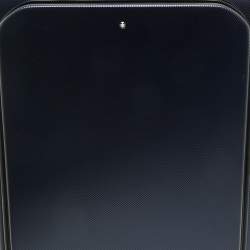 Pre Owned Montblanc Blue Polycarbonate Nightflight Suitcase