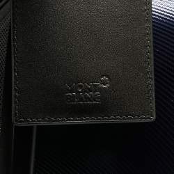 Pre Owned Montblanc Blue Polycarbonate Nightflight Suitcase