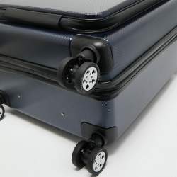 Pre Owned Montblanc Blue Polycarbonate Nightflight Suitcase