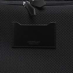 Pre Owned Montblanc Black Polycarbonate Cabin Compact Trolley 55CM