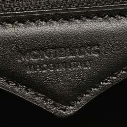 Pre Owned Montblanc Black Leather Meisterstuck Soft Tote